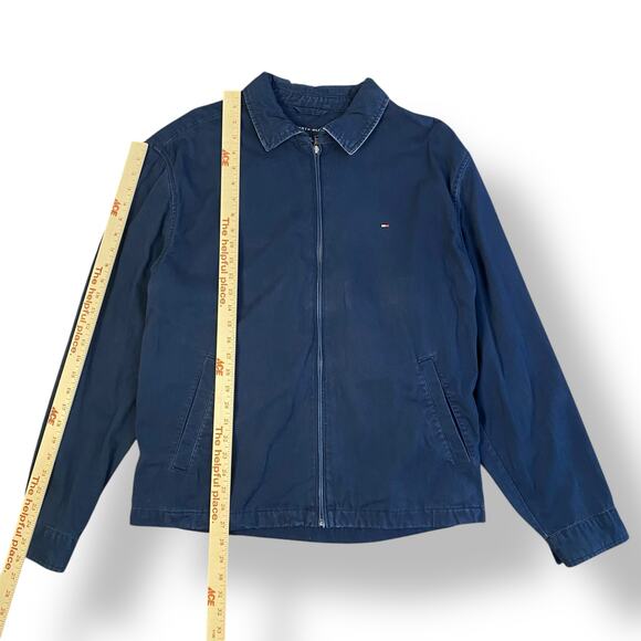Tommy‎ Hilfiger Lightweight Cotton Ivy Jacket Men’s Size L Blue Preppy - Picture 3 of 9